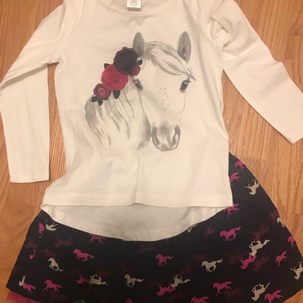 Little girl horse outfit